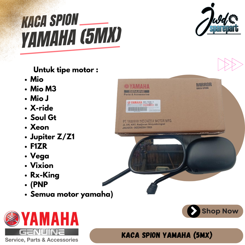 Jual Spion Yamaha Mio, Mio m3, Xeon, X-ride, Soul GT, Vixion, Vega ...