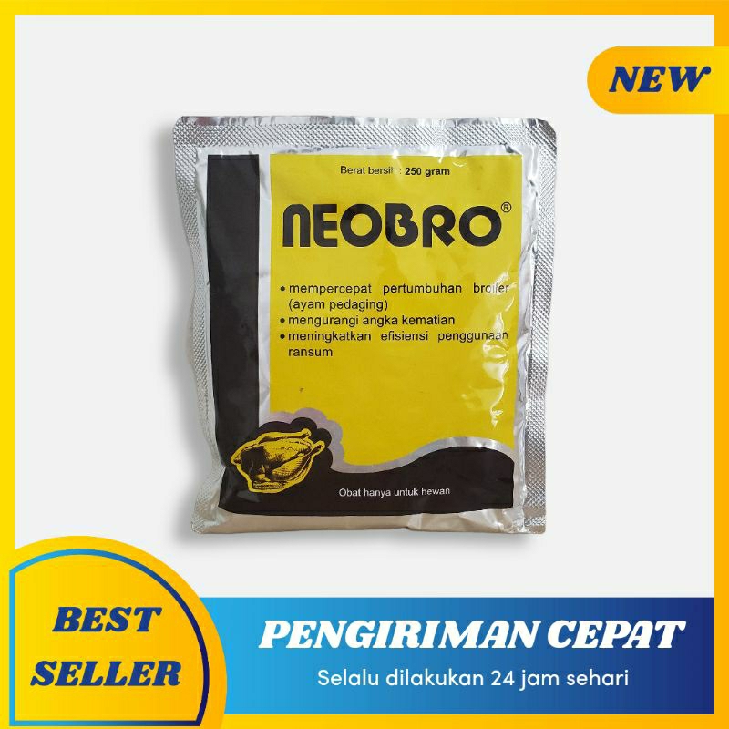 Jual NEOBRO 250 GRAM MEDION VITAMIN PENAMBAH BERAT PENGGEMUK AYAM ...