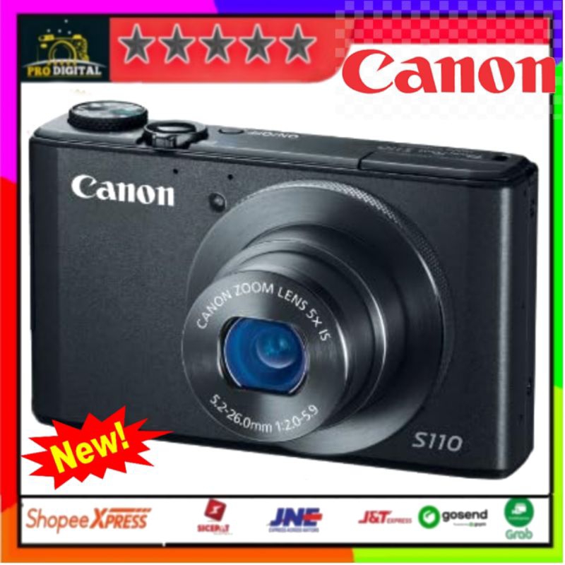 Jual Canon Powershot S110 Digital Camera Garansi 1 Tahun Canon S110
