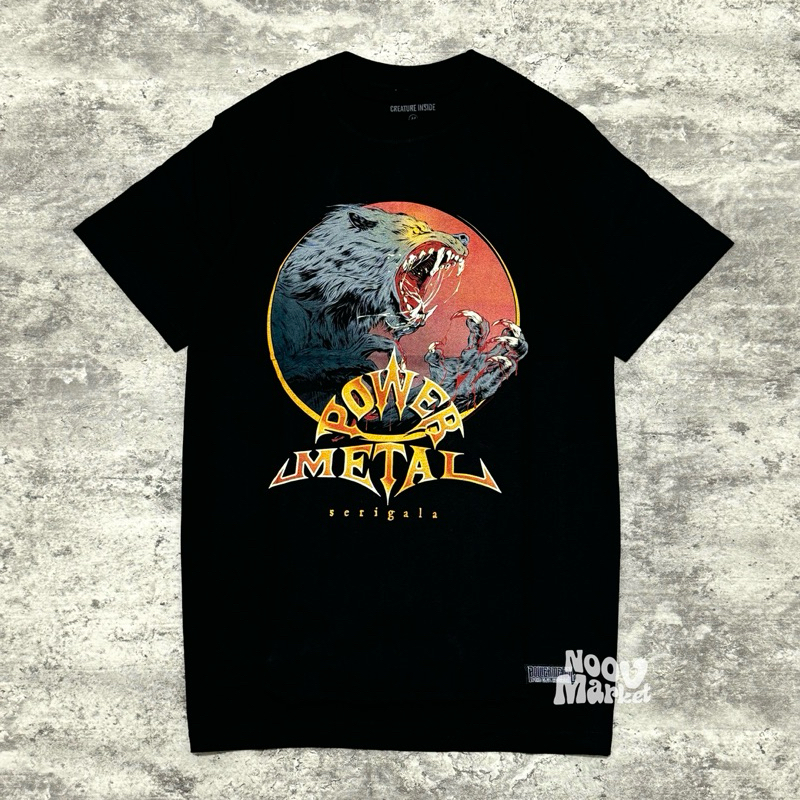 Jual Power Metal - Serigala Tshrit - Black | Official Merchandise ...