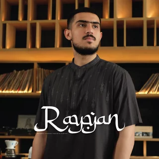 CUTOFF Rayyan Kemeja Koko Cotton Rayon Kasual Bordir Basic Polos Pria Lengan Pendek