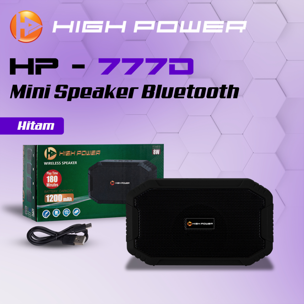 Product image High Power 777D Mini Speaker Wireless Bluetooth 3