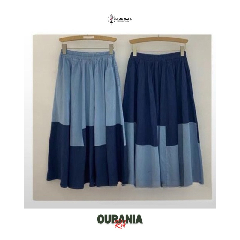 Jual Imani Butik - Rok Ourania Fashion Muslim Rok Wanita ( Jeans Halus ...