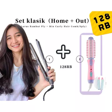 Catokan Rambut Hair Styling Crimper Iron Alat Catok Gelombang Memanas Dalam 10 Detik Catokan