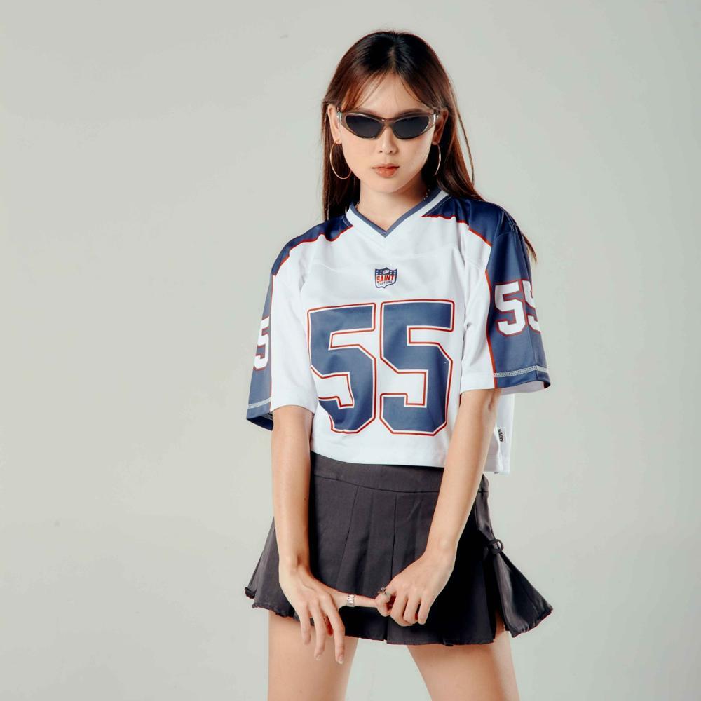 Jual Saint Culture / Rising Blue Crop 55 / Croptop Jersey Vintage ...