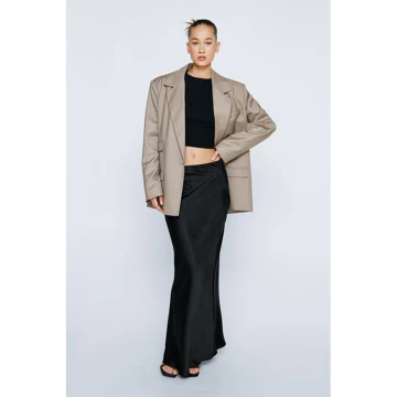 Mine Rok Satin Silk Premium Rok Duyung Satin Maxi Skirt