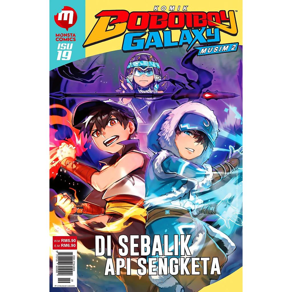 Jual TERMURAH Komik BoBoiBoy Galaxy Musim 2 Isu 19 DI SEBALIK API 