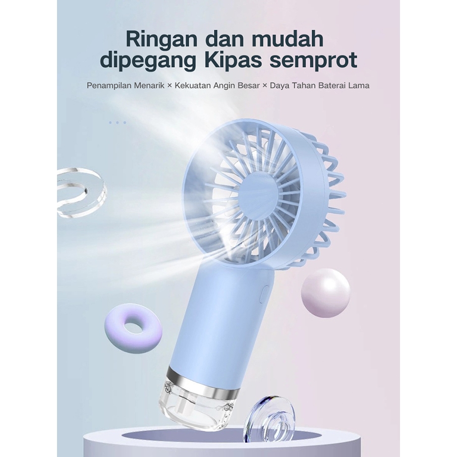 Jual Kipas Semprot Mini Kipas Portable Angin + Air Dingin Kipas semprot ...