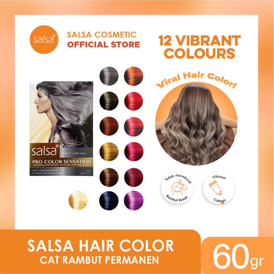Jual SALSA Hair Color - Cat Semir Rambut Permanen | Shopee Indonesia