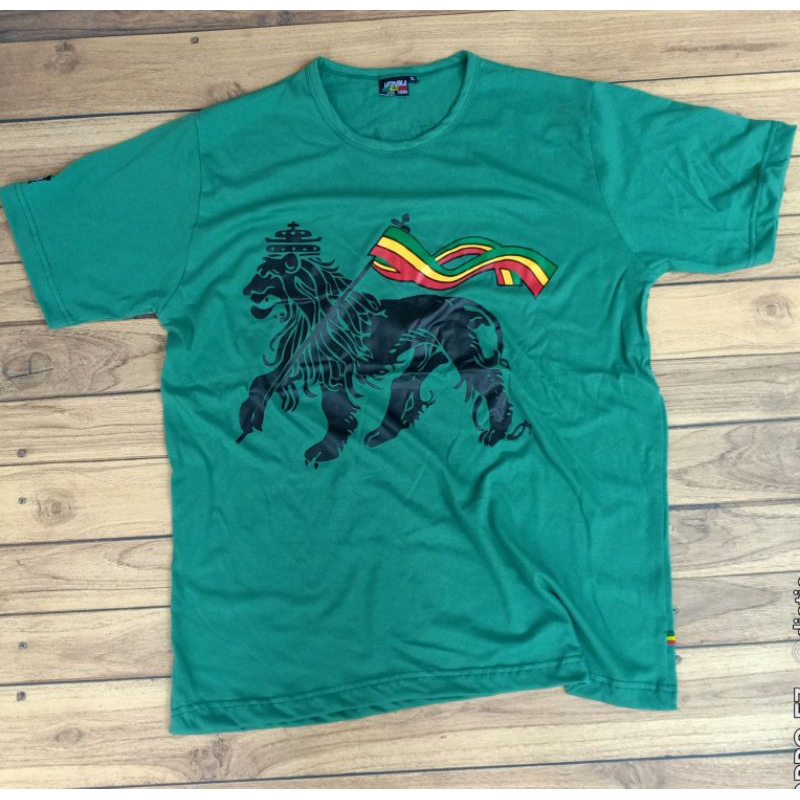 Jual DJATIE SHOP kaos lion rasta tshirt leo reggae baju bob marley ...
