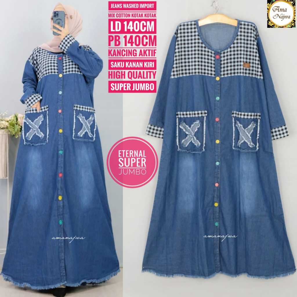 Jual Model Gamis Rempel Bawah Kombinasi Terlengkap & Harga Terbaru Juli ...