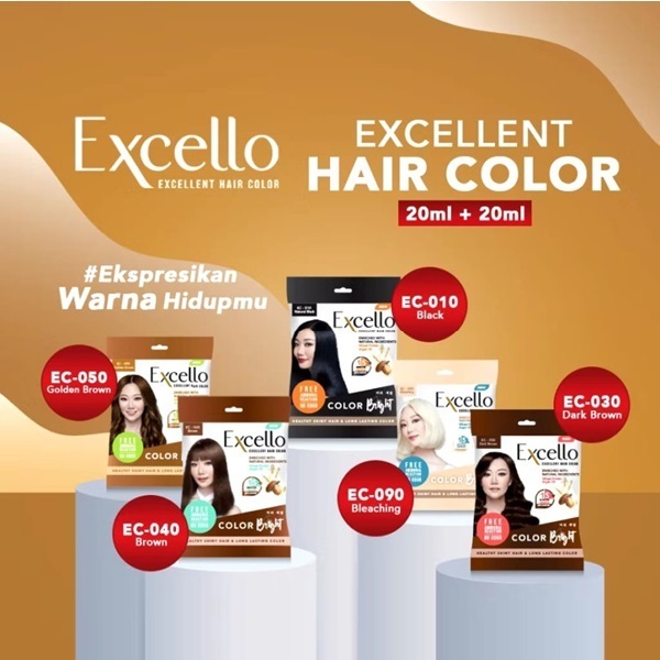 Jual Excello Hair Color - Sachet | Shopee Indonesia