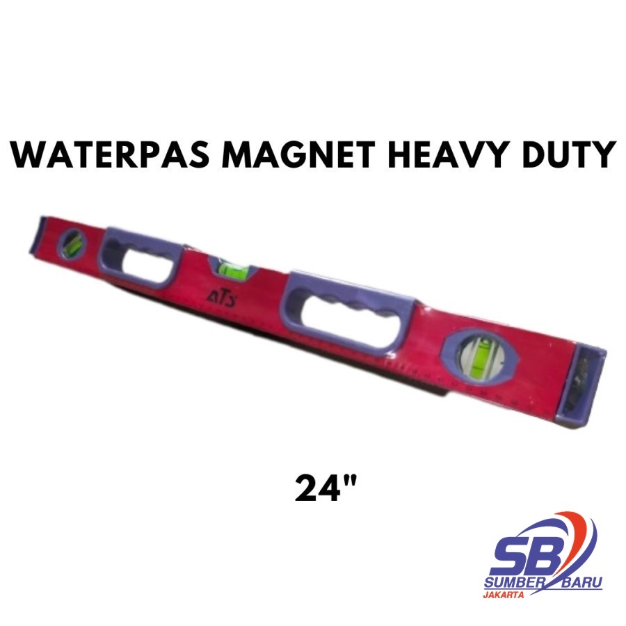 Jual ATS WATERPASS MAGNET 24 INCH PENYIPAT DATAR HEAVY DUTY 60 CM LEVEL ...