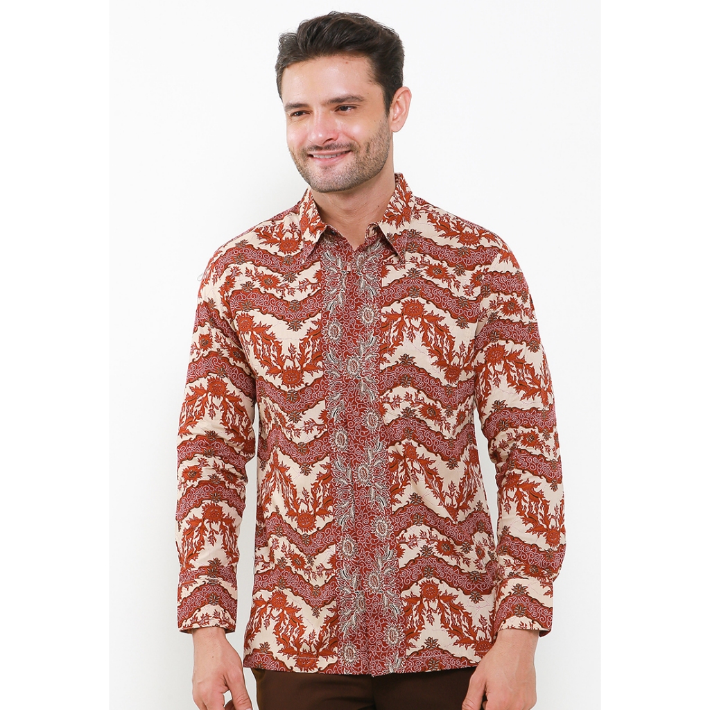 Jual Arjuna Weda Kemeja Batik Pria Motif Rangrang II | Shopee Indonesia