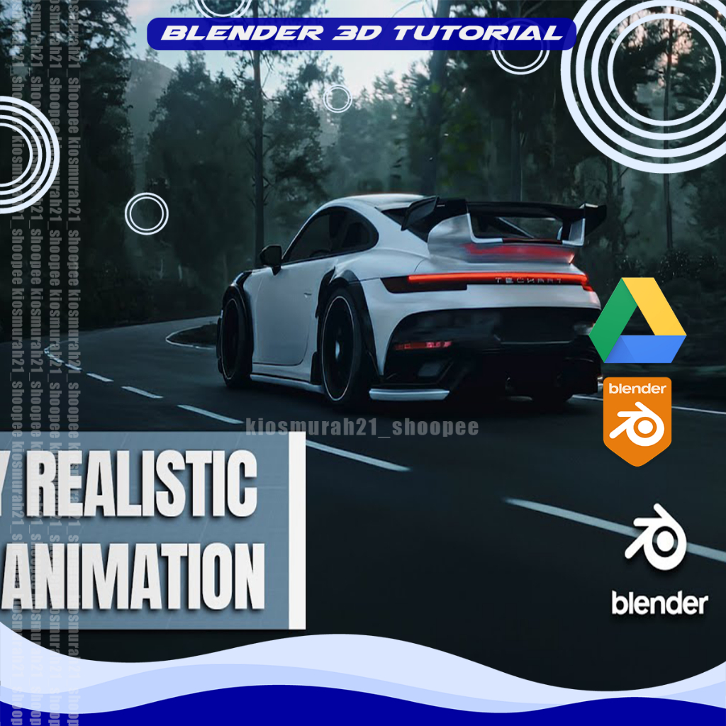 Jual Blender 3D Tutorial Beginner Car Rigging & Animation In Blender ...