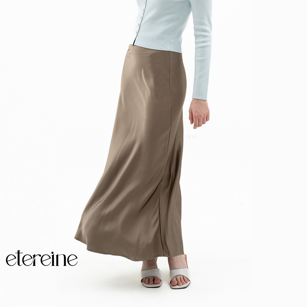 ETEREINE Rok Satin Katarina 100CM Rok Satin Panjang 100cm Wanita Size S Sampai 3XL
