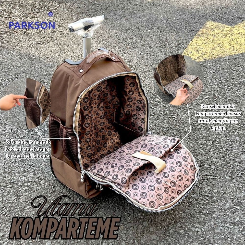 Jual Koper Kain Nylon Backpack ukuran cabin 18inch tas travel single ...