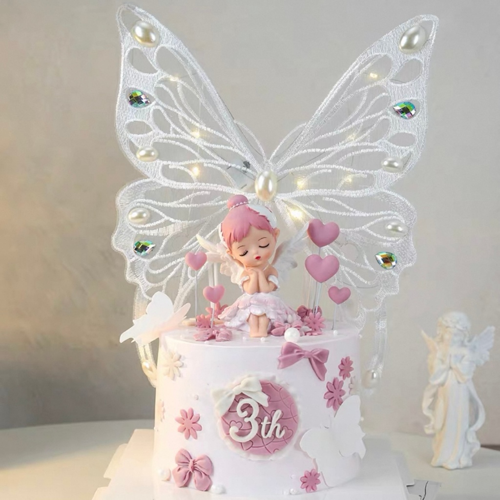 Jual AKSESORIS KUE ULANG TAHUN tema peri fairy kue ulang tahun anak ...