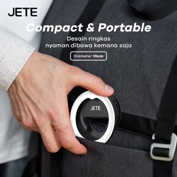 Ring Light Selfie JETE RL1 For Smartphone HP LED Rechargeable Clip On With 3 Light Mode Garansi