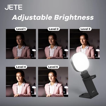 JETE RL3 Ring Light Mini Standing Portable With 20 LED 360 Rotation And 5 Light Mode Garansi 2