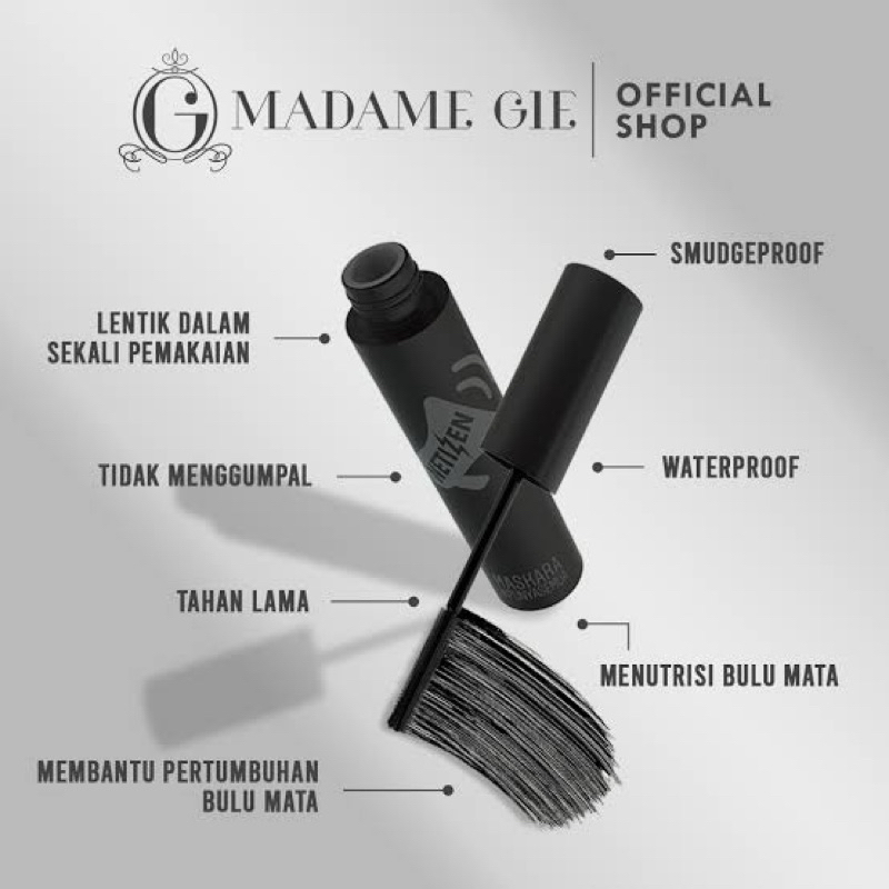 Jual Madame Gie Netizen Mascara Black | Shopee Indonesia