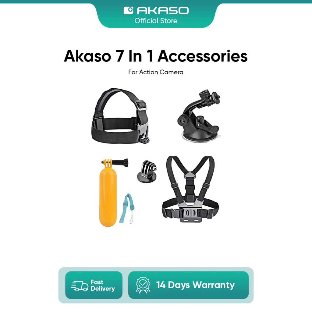 Akaso 7 In 1 Accessories