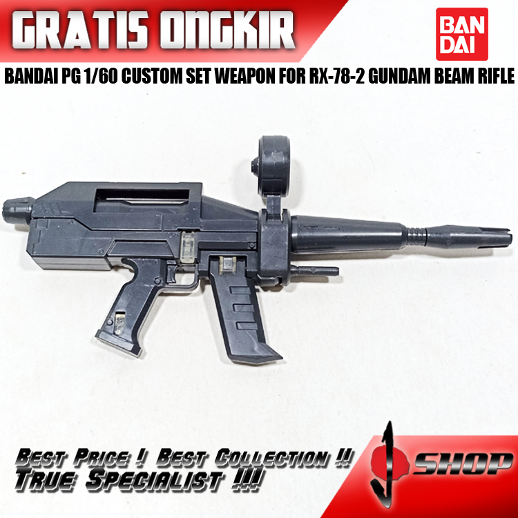 Jual BANDAI PG 1/60 CUSTOM SET WEAPON FOR RX-78-2 GUNDAM BEAM RIFLE ...