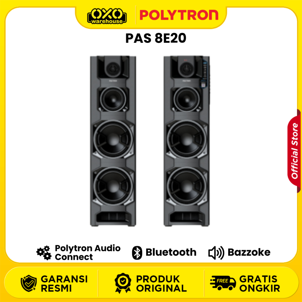 Jual POLYTRON Speaker Aktif Polytron Bluetooth PAS-8E20 Garansi Resmi ...