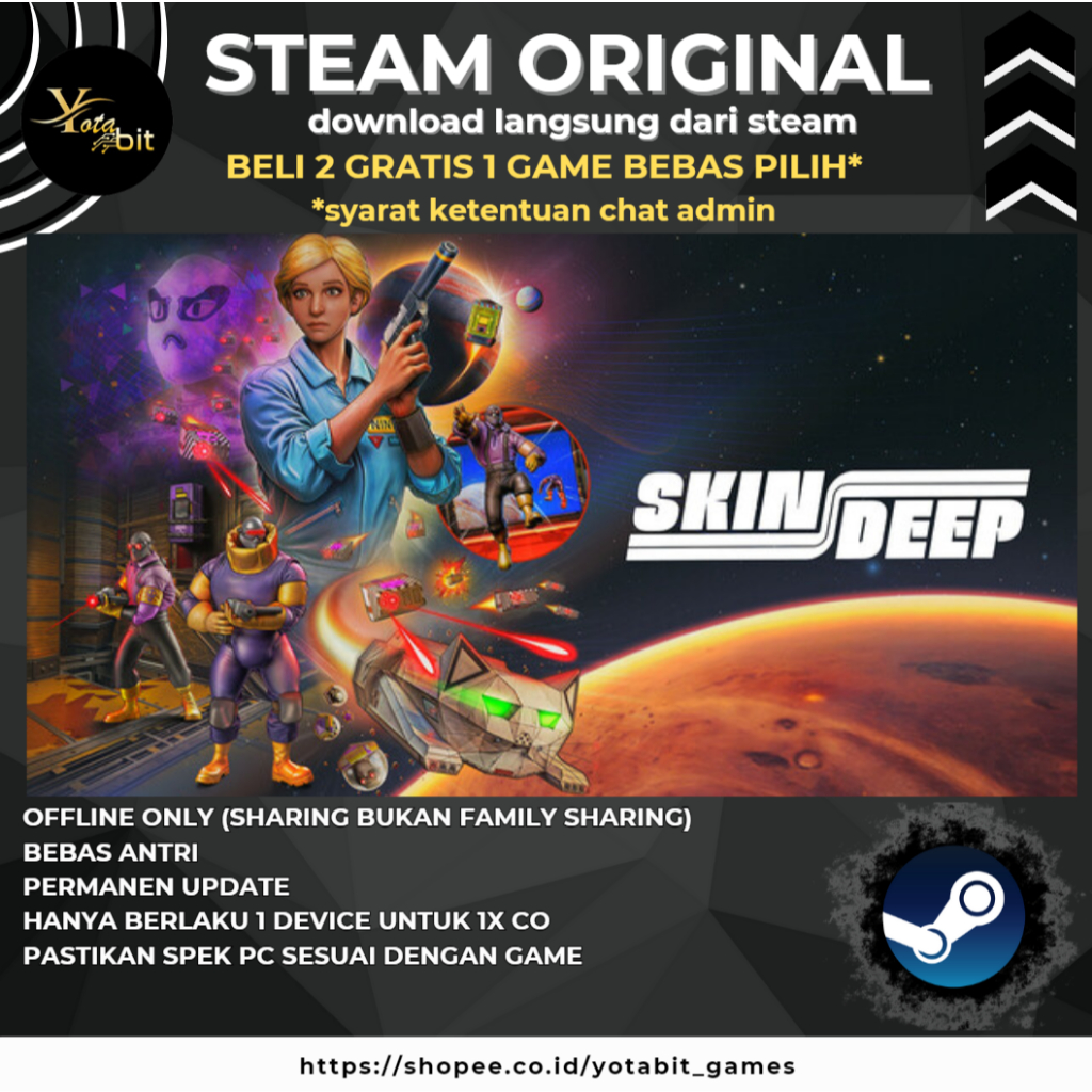 Jual Skin Deep PC Game Sharing Original Offline | Shopee Indonesia