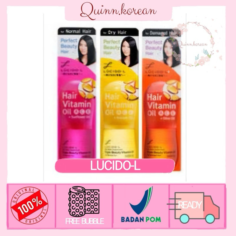 Jual Lucido-L Hair vitamin oil for normal Hair 50mL | Shopee Indonesia