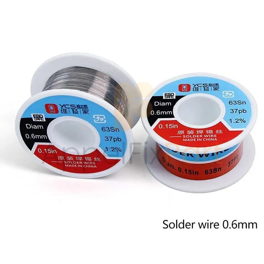 Jual YCS TIMAH GULUNG 0.6 MM HIGH PURITY TIN WIRE 50 GR | Shopee Indonesia