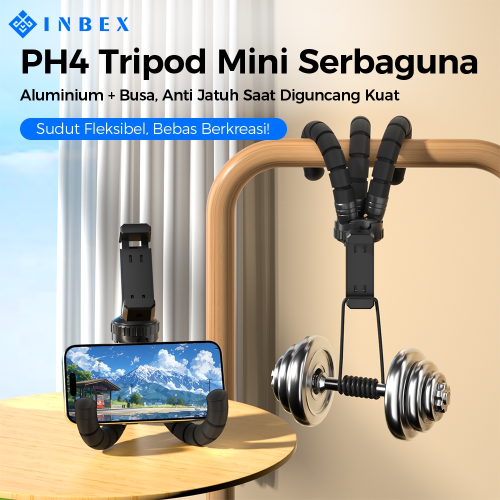 Jual 【HOT SALE】INBEX Tripod Gurita Tripod Mini Flexible Portable ...