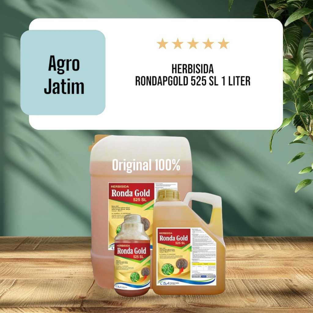 Jual Herbisida Sistemik RONDAP GOLD 525 SL 1 Liter | Shopee Indonesia