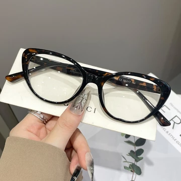 Viendo Kacamata Photocromic Anti Blueray Minus Wanita Cat Eye Frame Bluecromic Kaca Mata Optik