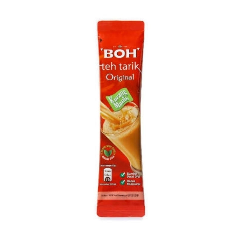 Jual BOH Less Sweet with Stevia / Teh Tarik BOH Less Sweet (Sachet/Ecer ...