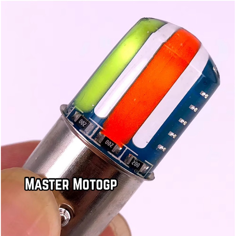 Jual lampu stop model bulpen 7 warna Rgb stop bayonet variasi motor ...
