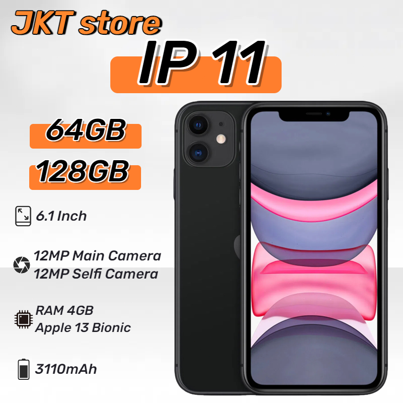 Jual IP 11 64GB 128GB fullset second 6.1inches No Minus LCD Original ...