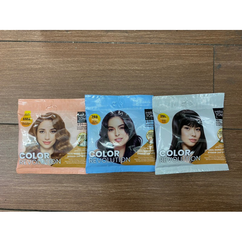 Jual Miratone Hair Color Semir Rambut Sachet | Shopee Indonesia