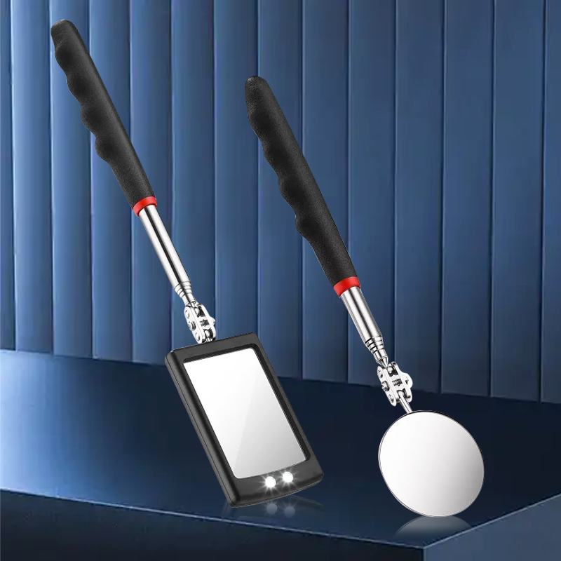 Jual 24-73cm Cermin Inspeksi Telescopic Dan LED Inspection Mirror ...