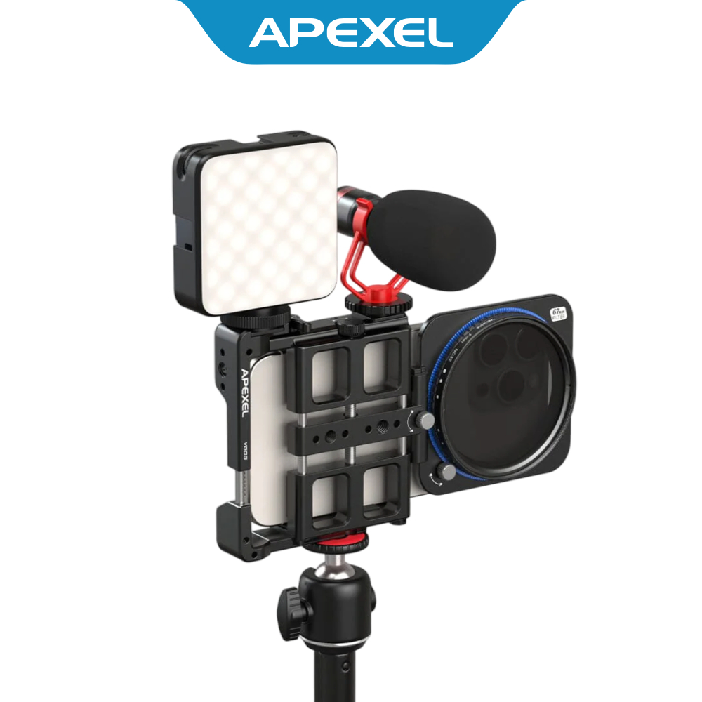 Jual APEXEL Rig Holder Video Smartphone 2in1 Power Bank 2500mAh with ...