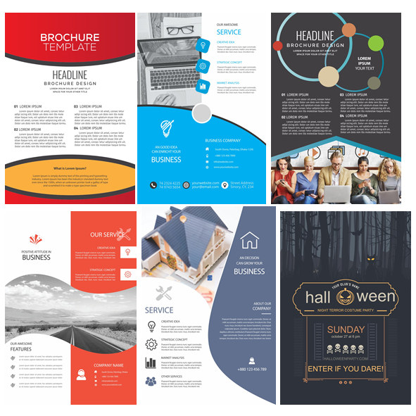 Jual 2000+ desain flyer brosur pamflet format cdr jpg | Shopee Indonesia