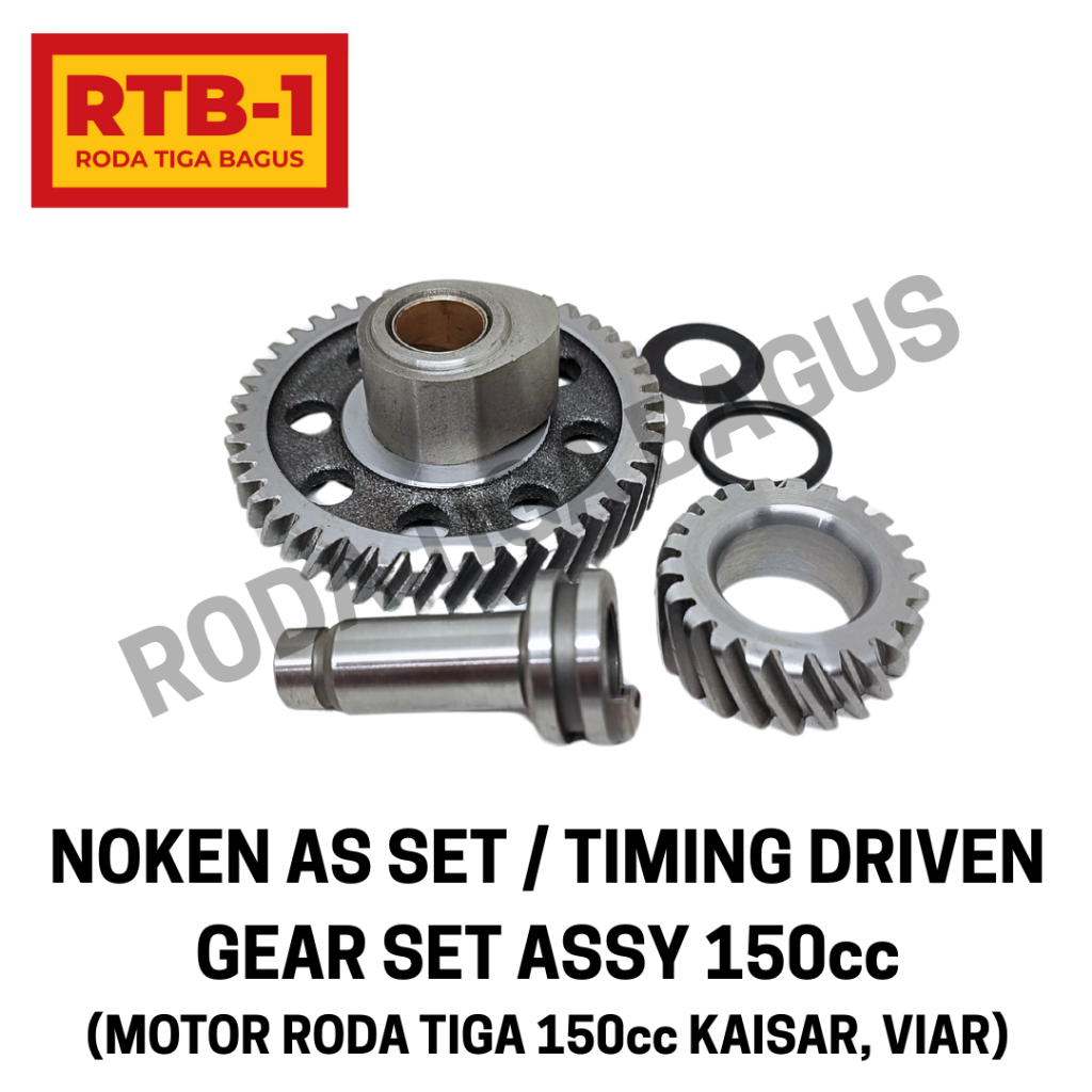 Jual Noken As Set / Timing Driven Gear Set Assy 150cc - motor roda tiga ...