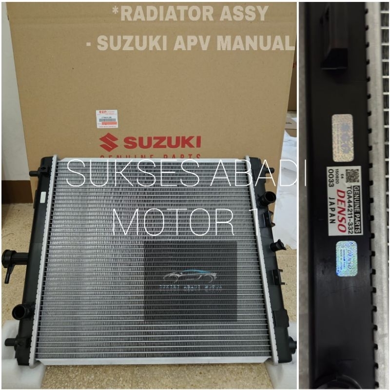 Jual RADIATOR ASSY SUZUKI APV MANUAL ORIGINAL DENSO JAPAN | Shopee ...