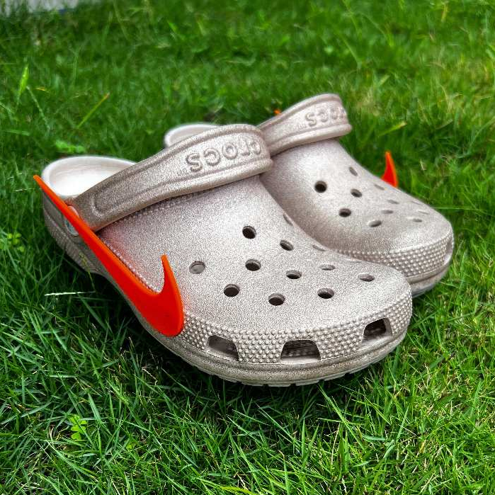 Nike Swoosh Croc Jibbitz 3d Print Nike Charms For Crocs ?‍? Twin