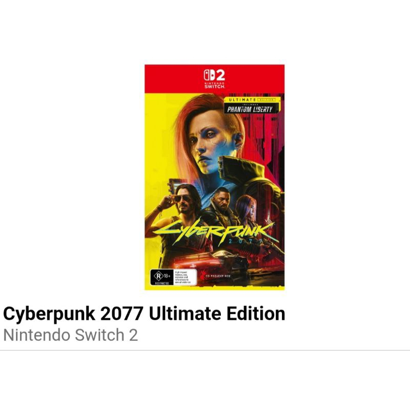 Jual Cyberpunk 2077 Ultimate Edition Nintendo Switch 2 | Shopee Indonesia