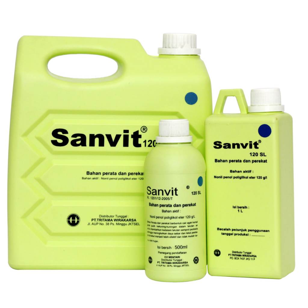 Jual SANVIT 120 SL - 5Liter PEREKAT,PENEMBUS,PERATA | Shopee Indonesia