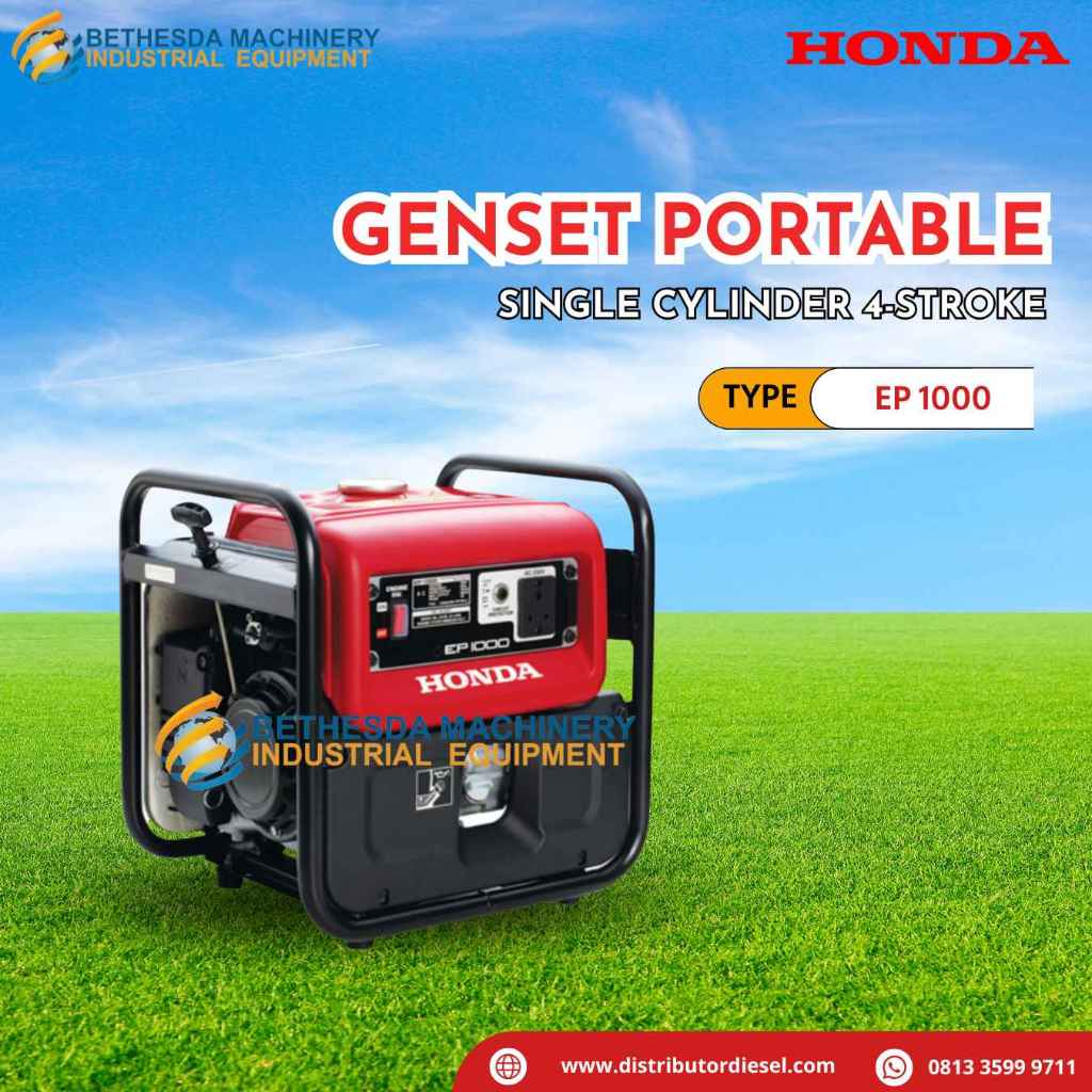 Jual Genset Honda 750watt EP1000 Generator Set Mini Bensin | Shopee ...