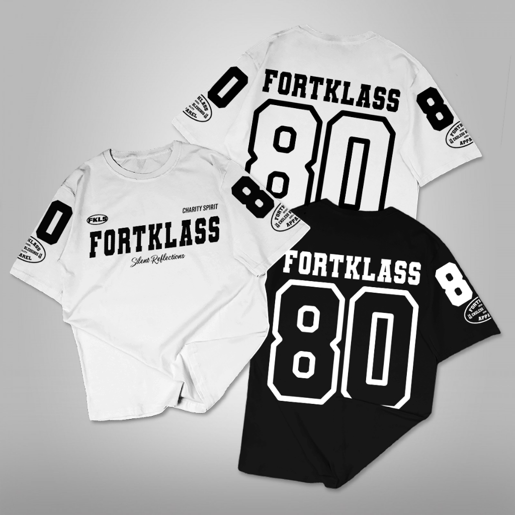 Jual FortKlass Kaos SERENITY Regular Fit Kaos Sablon 24S 30S Kaos Pria ...