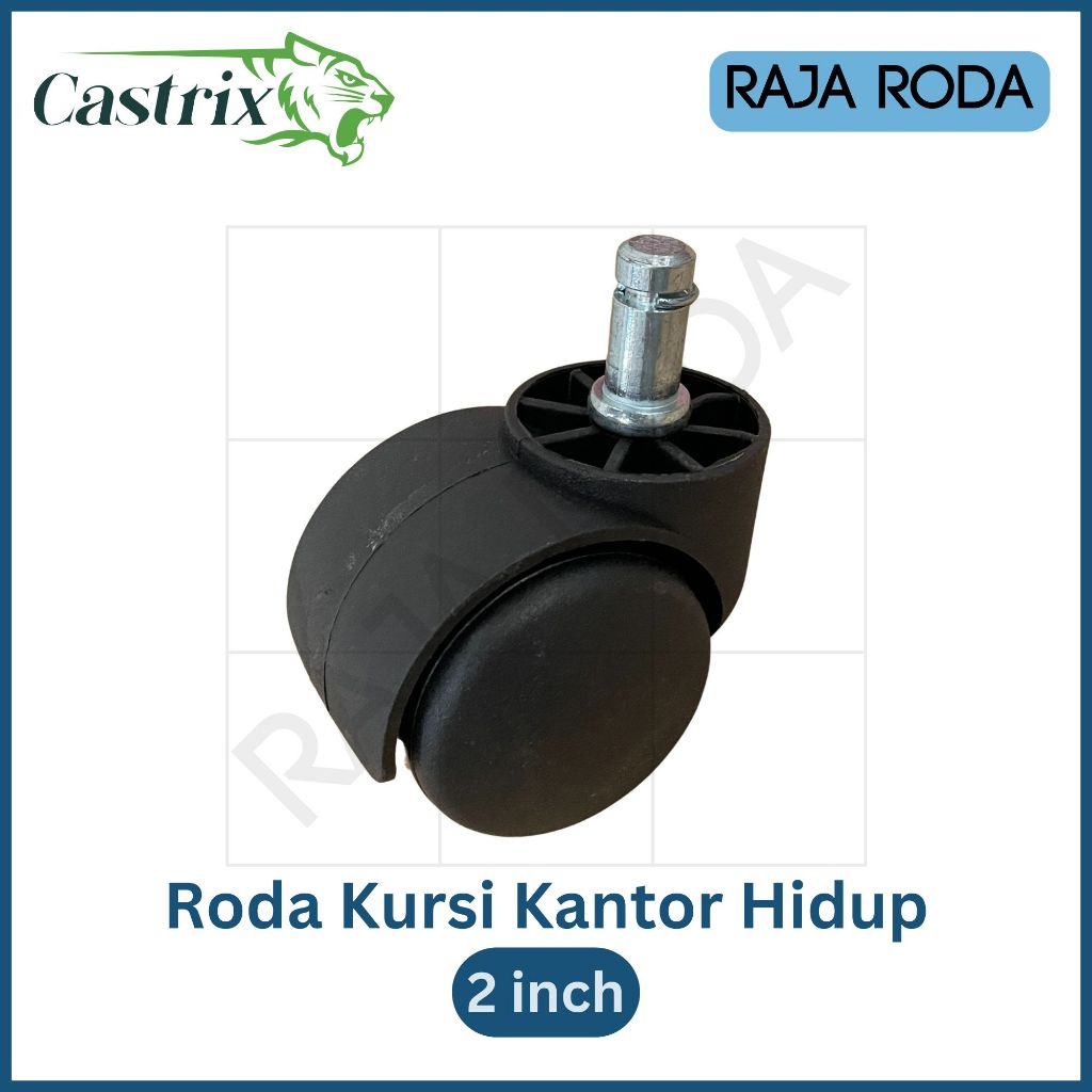 Jual Castrix Roda Kursi Kantor Meja Komputer Tancap Colok 2