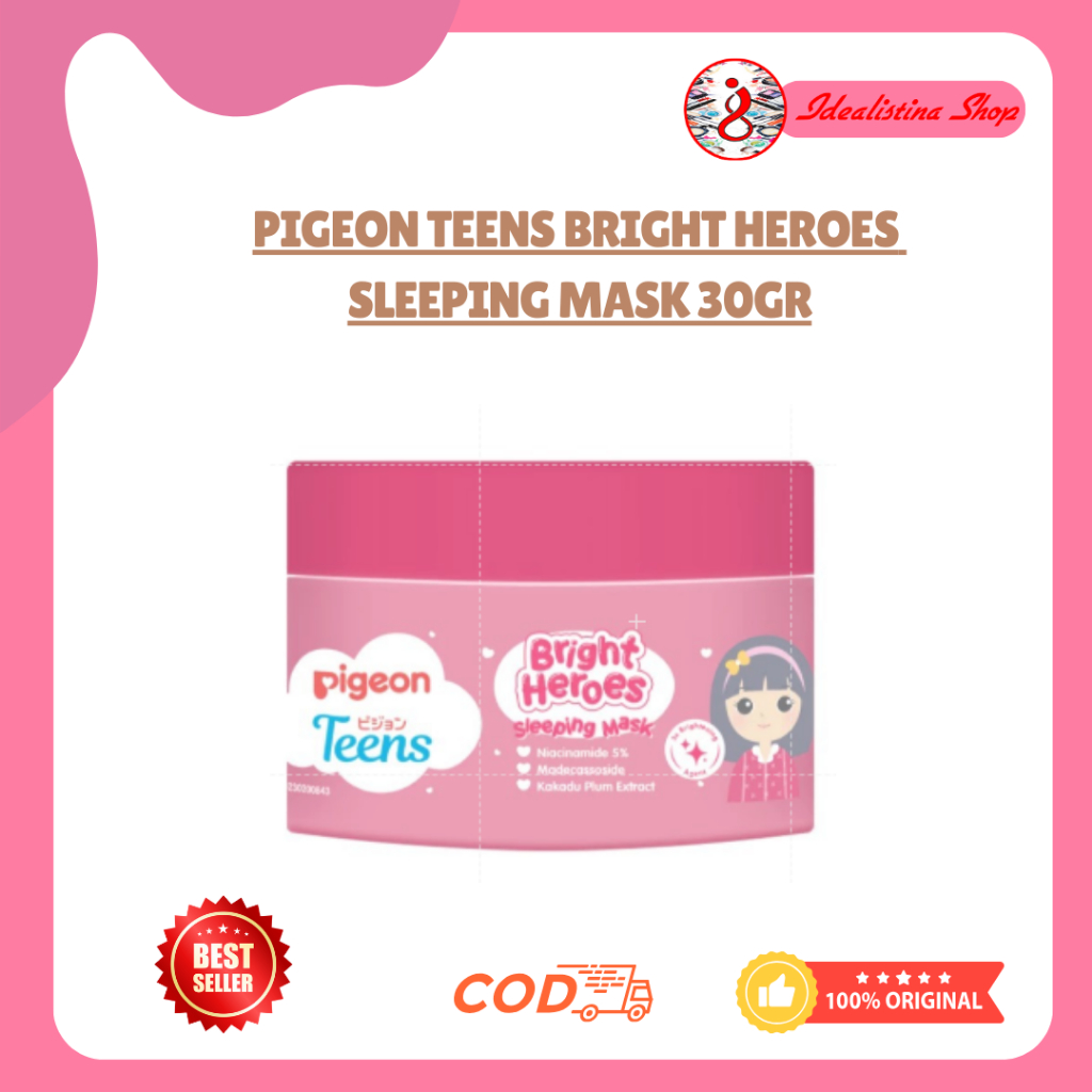Jual Pigeon Teens Bright Heroes Sleeping Mask 30gr | Shopee Indonesia